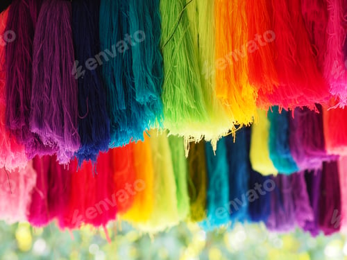 Preview: Yarn, Garn several background, colorful pink orange red blue purple violet gold o-rose