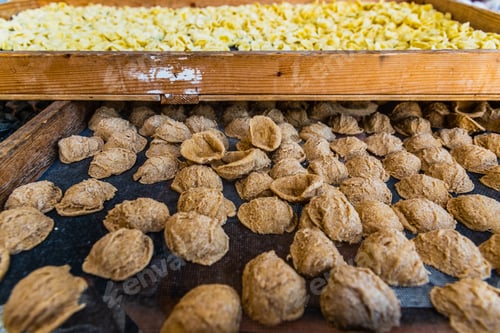 Preview: Craft tables to dry the orecchiette, pasta made by the women of Bari, Italy.