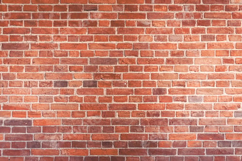 Vista previa: Detailed red brick wall background texture, copy space.
