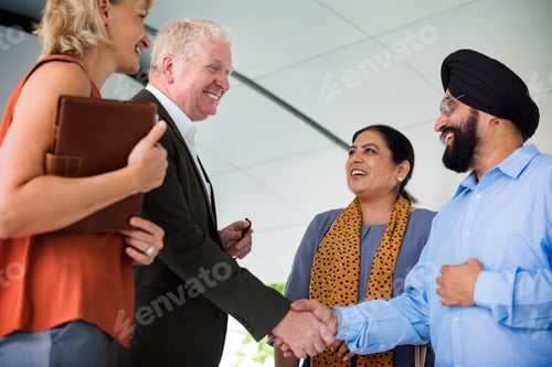 Preview: Business People Shaking Hands Agreement Concept