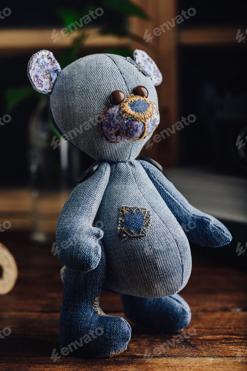 Preview: Close Up of Stuffed Bear Toy