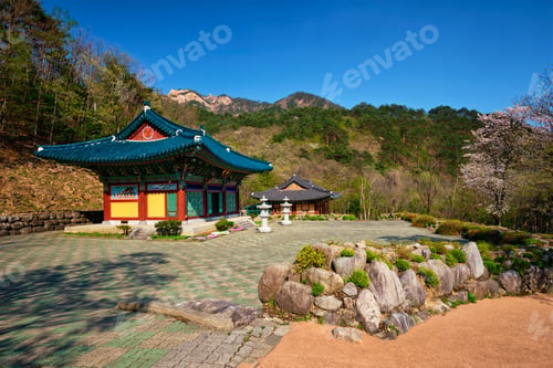 Preview: Sinheungsa temple in Seoraksan National Park, Soraksan, South Korea