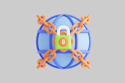 Preview: Bitcoin locked globe