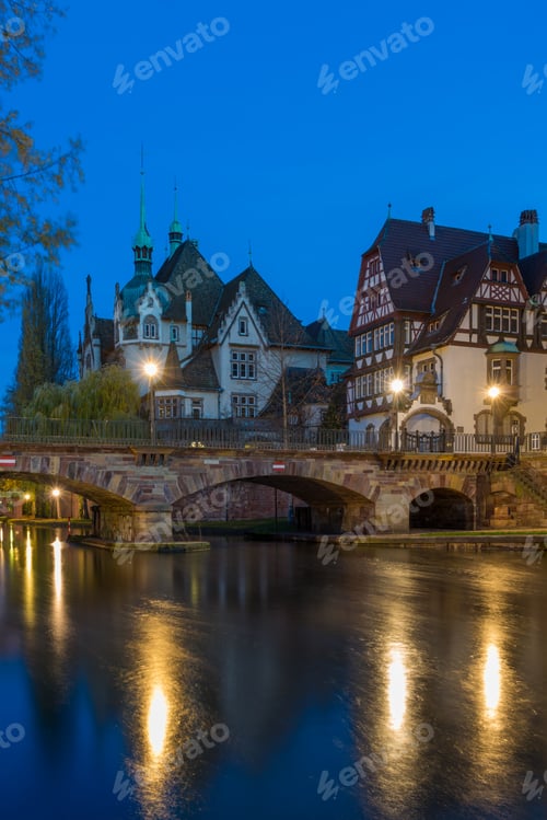 Preview: View of Strasbourg France the river