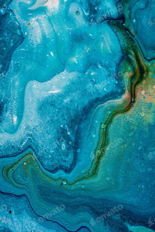 Preview: close up of creative blue background with artistic paint