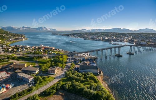 Preview: Bridge of city Tromso, Norway