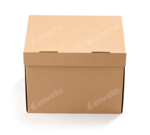 Preview: closed cardboard box