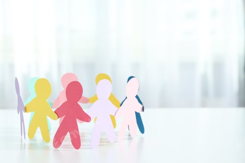 Preview: Concept of Diversity, Inclusion and Equality, space for text