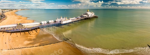 Preview: Eastbourne Beach and Pier, East Sussex, UK