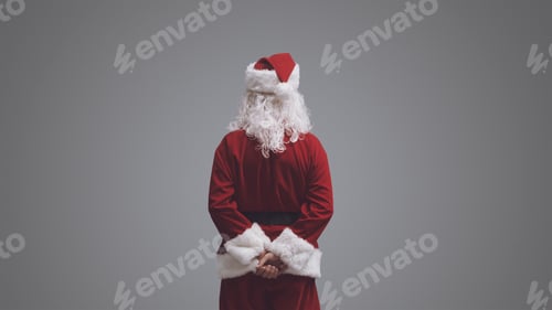 Preview: Santa Claus standing back view