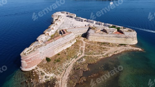 Preview: Fortress of St. Nicholas at the entrance to Sibenik Bay, Dalmatia archipelago, Croatia
