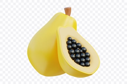 Vista previa: Fruta de papaya madura