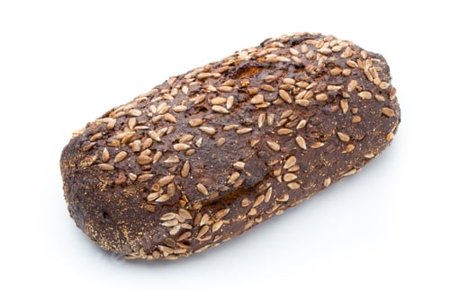 Preview: Rye bread isolated on white background.
