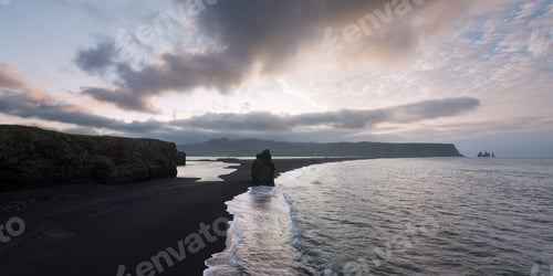 Preview: Arnardrangur stack - a tourist attraction in Iceland