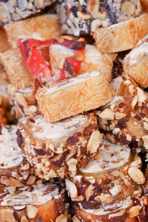 Preview: traditional Turkish delight With Nut