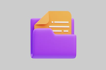 Preview: File folder icon with envelope