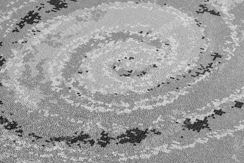 Preview: Background And Abstract Texture Of A Spiral Pattern Of A Mosaic Or Tiled Bottom Of Pool Of