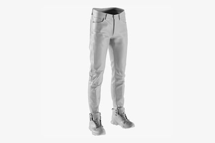 Preview: Men's Slim Fit Pants with Ankle Boots