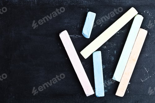 Preview: chalk over a blackboard