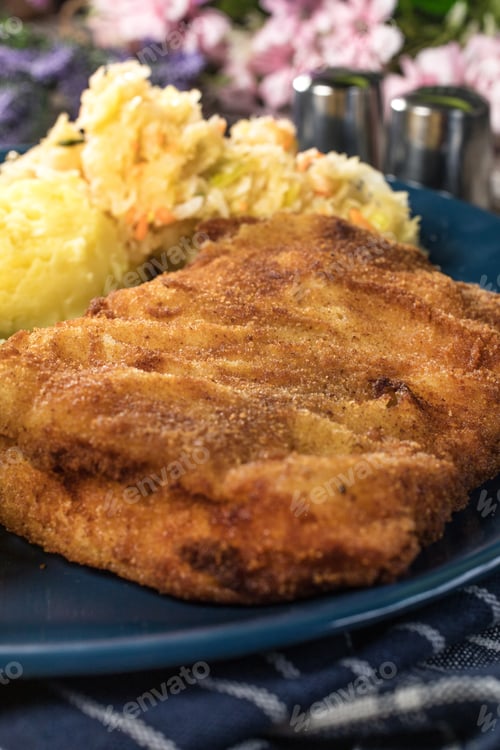 Preview: Breaded cod fillet.