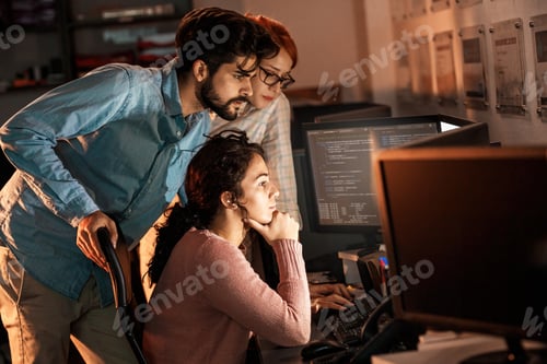Preview: Programmers work late at night