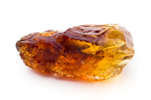 Preview: Brown caramelized sugar on white background.