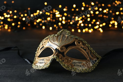 Preview: Purim day celebration concept, mask for performance.