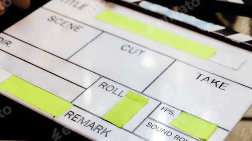 Preview: Labeling the Slate on set