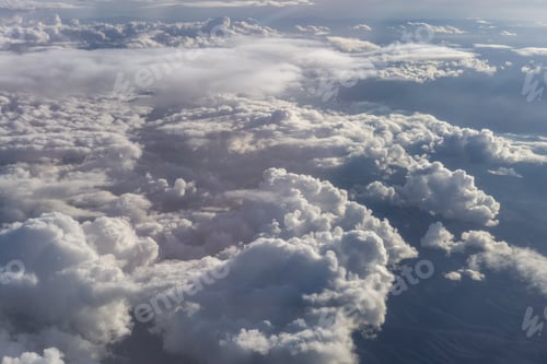 Preview: Aerial view of clouds in the sky