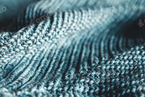 Preview: close up blue knitted pullover background