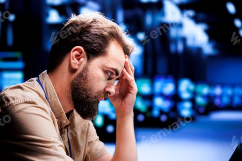 Preview: Engineer struggles in data center