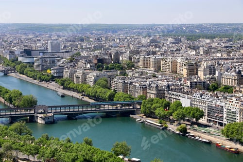Preview: Aerial view from Eiffel Tower on Paris