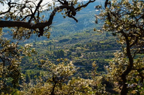 Preview: View of the mountains from a village in Guadalest, Spain