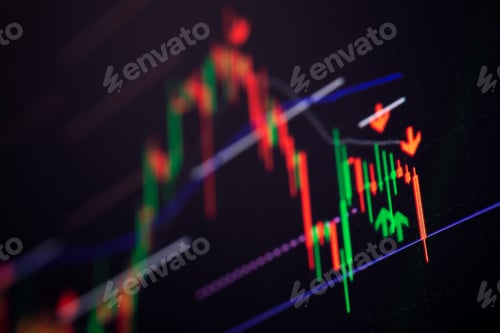 Preview: Background of Stock market graph chart