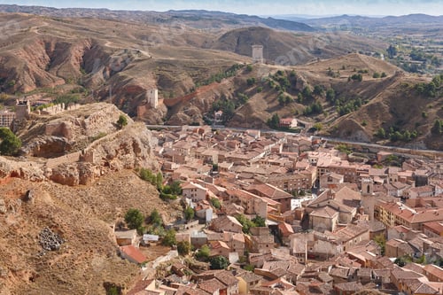 Preview: Medieval historic town of Daroca, Zaragoza. Aragon, Spain