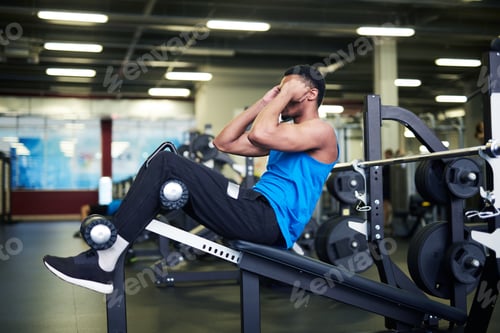 Preview: Sit-ups in gym