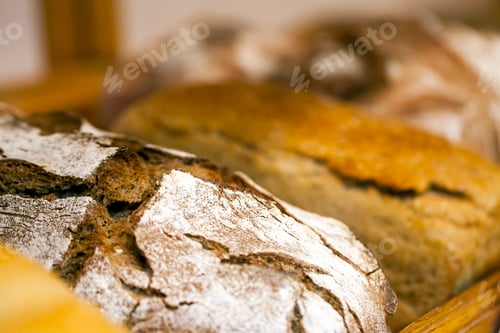 Preview: Delicious Fresh Mix of Bread Food Concept