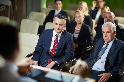 Preview: Audience listening at conference