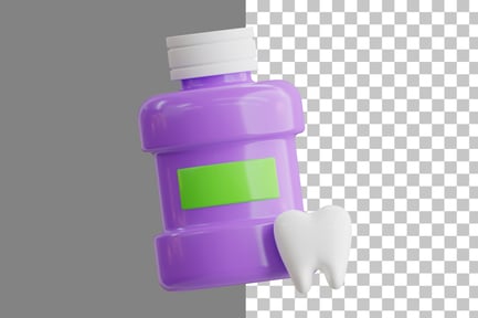 Preview: Mouthwash 3D Icon