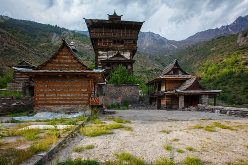 Preview: Sangla Fort - Hindu Temple. Sangla, Himachal Pradesh, India