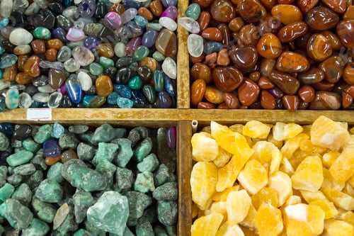 Preview: Background from semi-precious stones