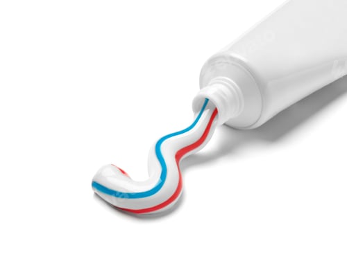 Preview: Beauty and hygiene products on white background