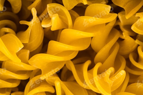 Preview: Background Of Colorful Pasta Texture Close-Up. Assortment Of Colorful Macaroni. Italian Pasta