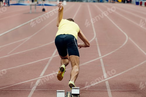 Preview: Athlete Runner Explosive Start