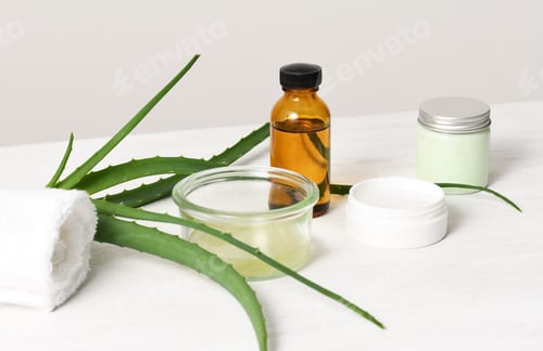 Preview: Skin care products with aloe vera