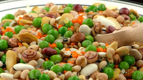 Preview: Colorful Mixture of Beans, Peas and Carrots