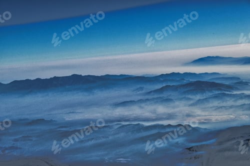 Preview: Beautiful view from an airplane of Alaska at night