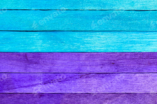 Preview: Bright background from purple and blue wooden planks.