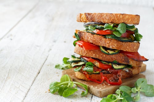 Preview: Sandwich with grilled vegetables