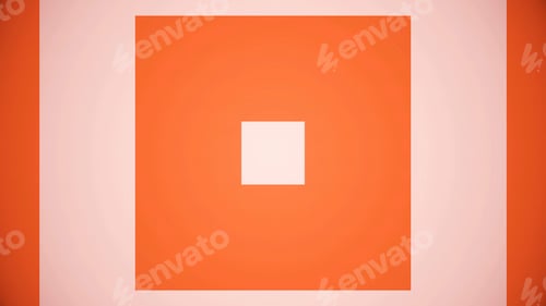 Preview: Beautiful Abstract Square Tunnel. Looped Animation Art Concept. Abstract background animation of